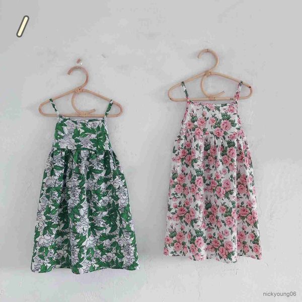 girl's dresses girls summer sling dress outer wear small fresh gentle version baby kid clothes floral vestidos holiday beach r230607, Red;yellow
girl's dresses girls summer sling dress outer wear small fresh gentle version baby kid clothes floral vestidos holiday beach r230607, Red;yellow