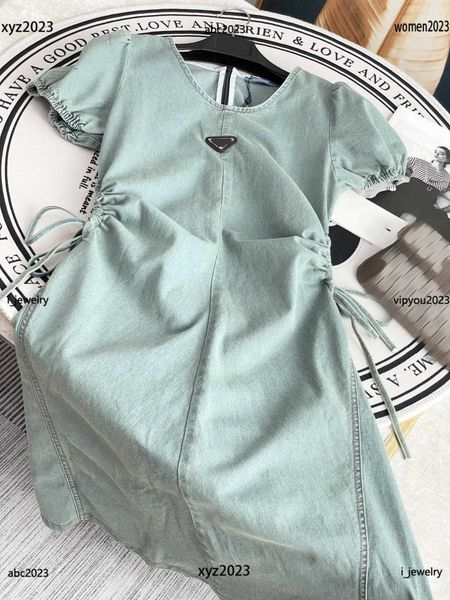 designer woman dress washed denim dress elastic cuffs design frock size s-l summer waist drawstring design skirt june04, Black;gray
designer woman dress washed denim dress elastic cuffs design frock size s-l summer waist drawstring design skirt june04, Black;gray