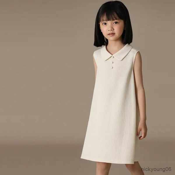 girl's dresses 4-16 kids summer dress children polo collar casual girl knit solid cute tank for girls toddler clothing r230607, Red;yellow
girl's dresses 4-16 kids summer dress children polo collar casual girl knit solid cute tank for girls toddler clothing r230607, Red;yellow
