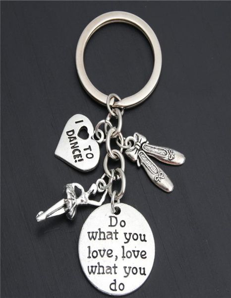 keychain 1pc do what you love charms i to dance key chain ballerina keyring ballet gifts for women girl dancer jewelry e20352677115, Silver
keychain 1pc do what you love charms i to dance key chain ballerina keyring ballet gifts for women girl dancer jewelry e20352677115, Silver