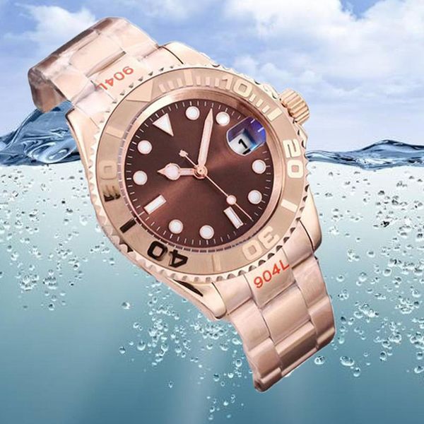business men's watches yachtmaster series watches 2813 movement blue dial ceramic bezel bicolor 904l all stainless steel original solid, Slivery;brown
business men's watches yachtmaster series watches 2813 movement blue dial ceramic bezel bicolor 904l all stainless steel original solid, Slivery;brown
