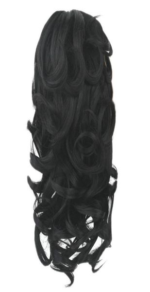 011 synthetic ponytail long straight hair 16quot22quot clip ponytail hair extension blonde brown ombre hair tail with drawstr7027829, Black
011 synthetic ponytail long straight hair 16quot22quot clip ponytail hair extension blonde brown ombre hair tail with drawstr7027829, Black