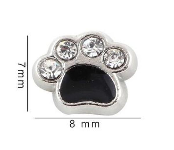78mm crystal enamel black dog paw floating locket charms fit for glass magnetic memory locket pendant4346086, Bronze;silver
78mm crystal enamel black dog paw floating locket charms fit for glass magnetic memory locket pendant4346086, Bronze;silver