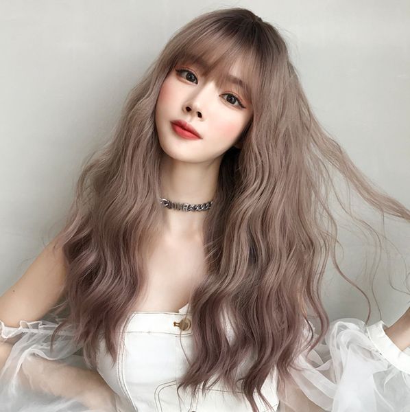 elegant 26 inch straight full cap wigs with inward buckled air bangs stylish fluffy hairpiece variety of styles for youthful vibe diverse lo, Black
elegant 26 inch straight full cap wigs with inward buckled air bangs stylish fluffy hairpiece variety of styles for youthful vibe diverse lo, Black