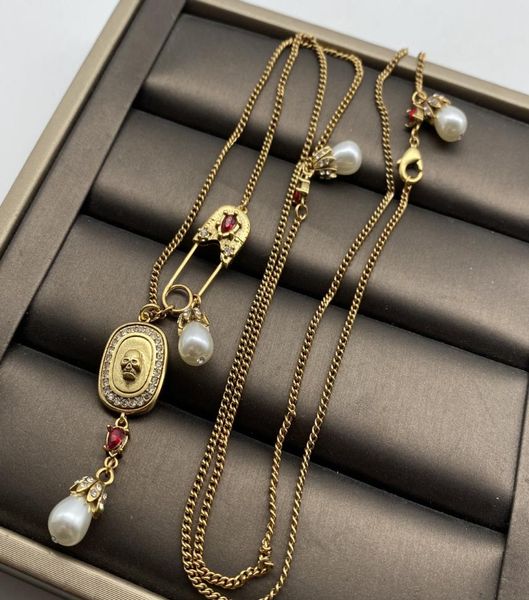 new designed skulls hanging cards pendants women039s necklace ladies vintage brass pearly necklaces designer jewelry 0318760128, Silver
new designed skulls hanging cards pendants women039s necklace ladies vintage brass pearly necklaces designer jewelry 0318760128, Silver