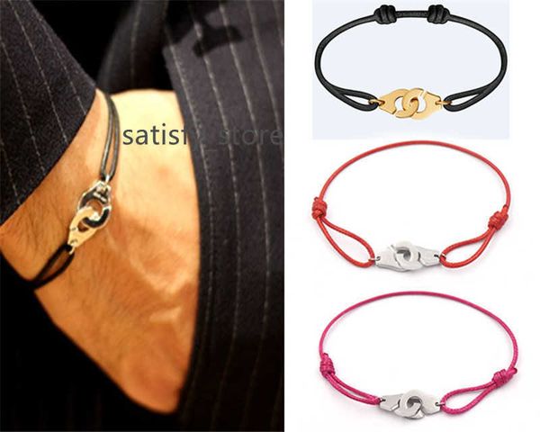 france famous jewelry dinh van bracelet for women fashion jewelry 925 sterling silver rope handcuff bracelet menottes, Black
france famous jewelry dinh van bracelet for women fashion jewelry 925 sterling silver rope handcuff bracelet menottes, Black