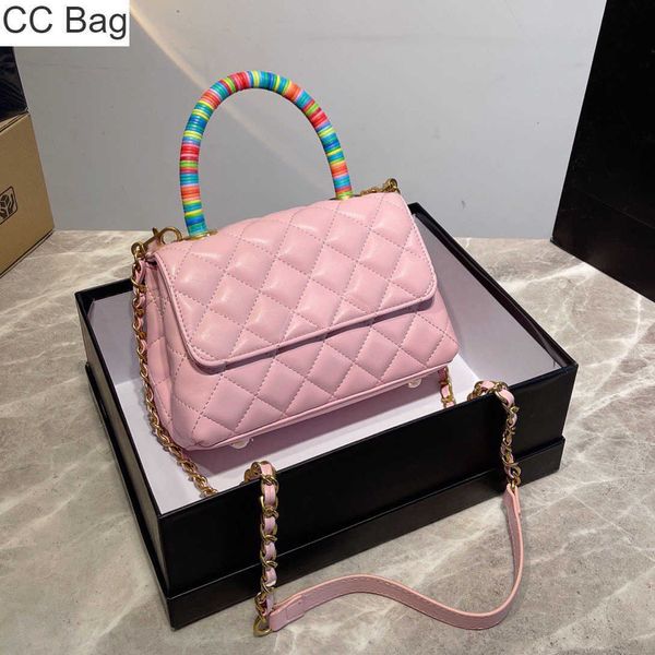 cc bag 9a rainbow designer bag classic candy flap shoulder bag premium leather quilted diamond check hardware buckle crossbody luxury ladies, White
cc bag 9a rainbow designer bag classic candy flap shoulder bag premium leather quilted diamond check hardware buckle crossbody luxury ladies, White