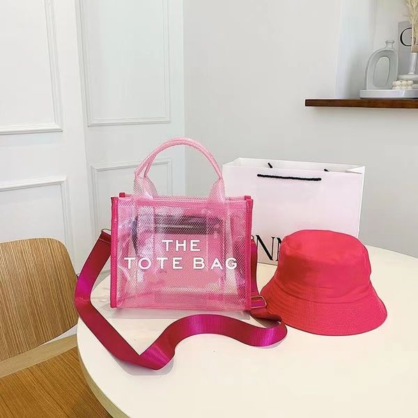 luxury beach marcs jacobses tote bag designer bag new style bag fashion new transparent pvc jelly bag in summer large-capacity portable hold
luxury beach marcs jacobses tote bag designer bag new style bag fashion new transparent pvc jelly bag in summer large-capacity portable hold