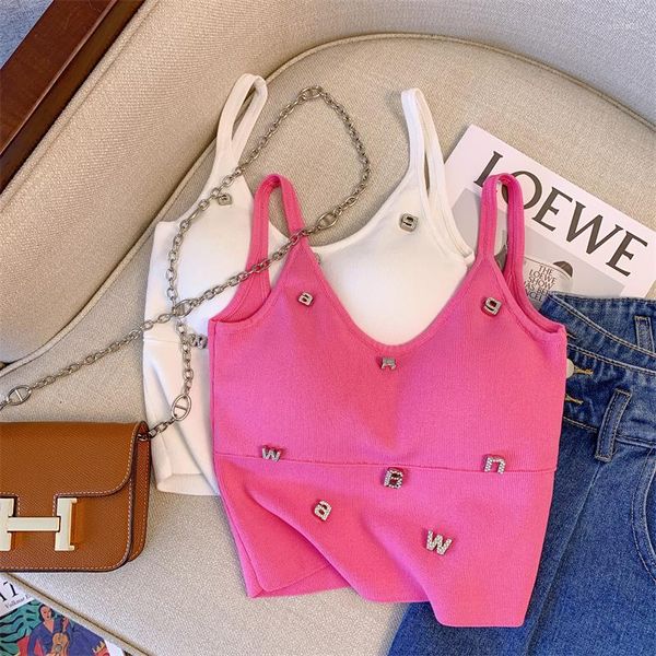 womens tanks temperament girl camisole spring summer pink sleeveless tank letters rhinestone elegant women strap camis, White
womens tanks temperament girl camisole spring summer pink sleeveless tank letters rhinestone elegant women strap camis, White