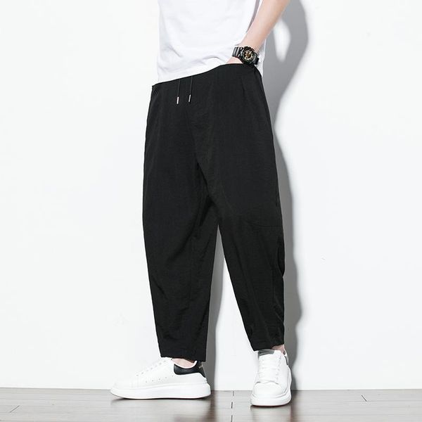 pants men's harem pants pockets joggers casual trousers for men loose hip hop baggy cotton linen wide leg pants, Black
pants men's harem pants pockets joggers casual trousers for men loose hip hop baggy cotton linen wide leg pants, Black