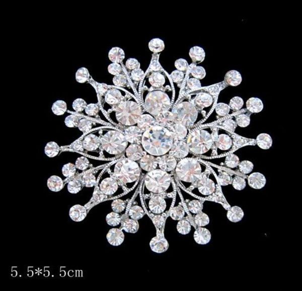 large size silver plated clear rhinestone crystal vintage diamante wedding brooch pin8509171, Gray
large size silver plated clear rhinestone crystal vintage diamante wedding brooch pin8509171, Gray
