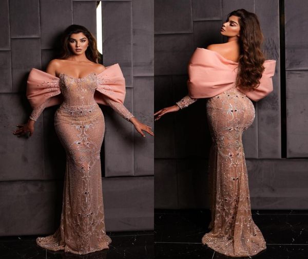 shiny sequins beads prom dresses 2023 elegant pink mermaid evening dress custom made long sleeves glitter women celebrity party go5131744, Black
shiny sequins beads prom dresses 2023 elegant pink mermaid evening dress custom made long sleeves glitter women celebrity party go5131744, Black