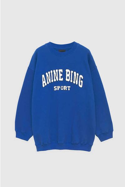 anine bing city women pullover sweatshirt new embroidery letter burst fleece sweater printed wash round neck 023, Black
anine bing city women pullover sweatshirt new embroidery letter burst fleece sweater printed wash round neck 023, Black