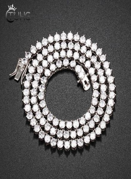 design 3 claw 5mm tennis chain necklace iced out bling zircon 1 row crystal women men party jewlery gold silver color pendant neck6681554
design 3 claw 5mm tennis chain necklace iced out bling zircon 1 row crystal women men party jewlery gold silver color pendant neck6681554
