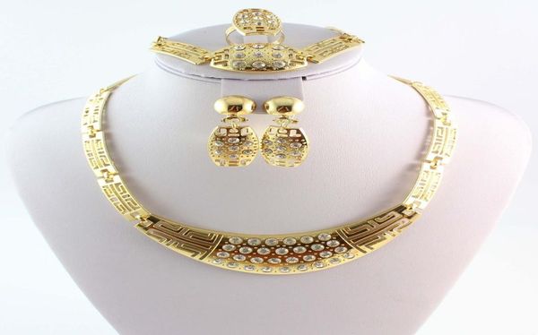 latest fashion romantic bridal gold plated clear crystal rhinestone necklaces bracelets earrings rings jewelry set for women1203889, Black
latest fashion romantic bridal gold plated clear crystal rhinestone necklaces bracelets earrings rings jewelry set for women1203889, Black