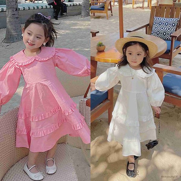 girl's dresses girls dress spring summer long-sleeved children's doll collar pleated classic party charm vestidos r230607, Red;yellow
girl's dresses girls dress spring summer long-sleeved children's doll collar pleated classic party charm vestidos r230607, Red;yellow
