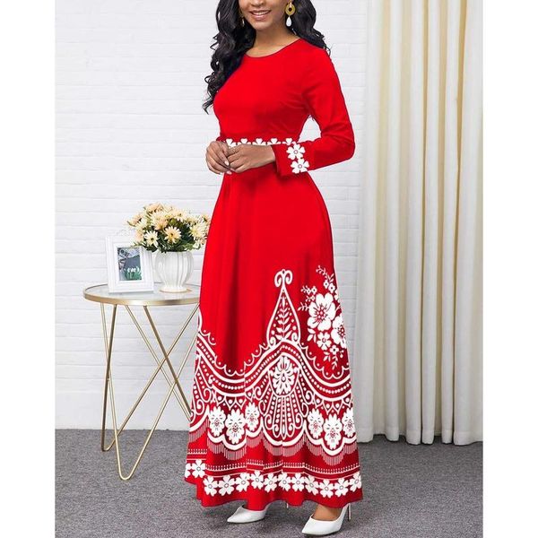 dresses vintage floral print a line dress women elegant long sleeve slim high waist evening party dress plus size casual maxi dresses, Black;gray
dresses vintage floral print a line dress women elegant long sleeve slim high waist evening party dress plus size casual maxi dresses, Black;gray