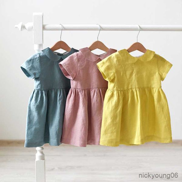 girl's dresses cotton linen doll collar baby princess dress new girls' clothing spring and summer short-sleeve tz01 r230607, Red;yellow
girl's dresses cotton linen doll collar baby princess dress new girls' clothing spring and summer short-sleeve tz01 r230607, Red;yellow