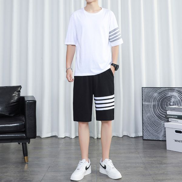 men' tank t-shirt men' clothing men' clothing designer clothing korean fashion shorts track clothing 2023 summer two-piec, White;black
men' tank t-shirt men' clothing men' clothing designer clothing korean fashion shorts track clothing 2023 summer two-piec, White;black