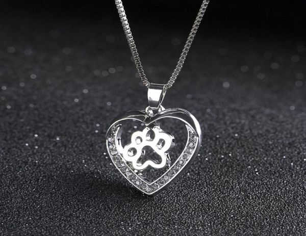 whole fashion dog paw print heart pendant necklace for women spring style animal lover necklaces jewelry accessory6330720, Silver
whole fashion dog paw print heart pendant necklace for women spring style animal lover necklaces jewelry accessory6330720, Silver