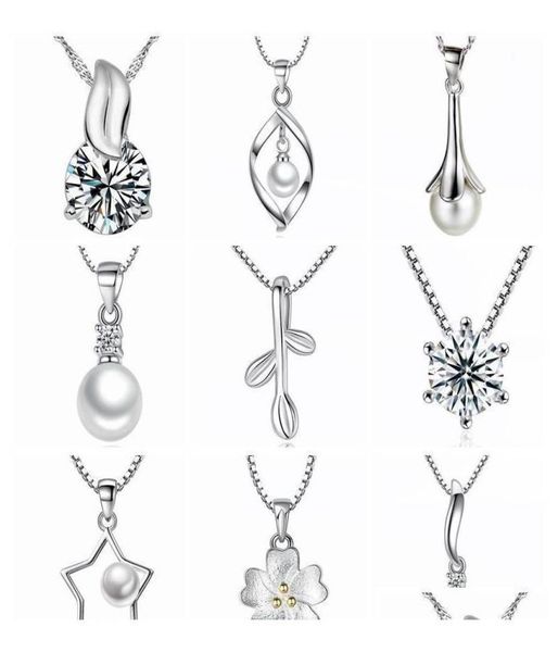 45 styles 925 pendant necklace without chain fashion charms necklaces pearl crystal flower pendants zcjk17667561, Silver
45 styles 925 pendant necklace without chain fashion charms necklaces pearl crystal flower pendants zcjk17667561, Silver