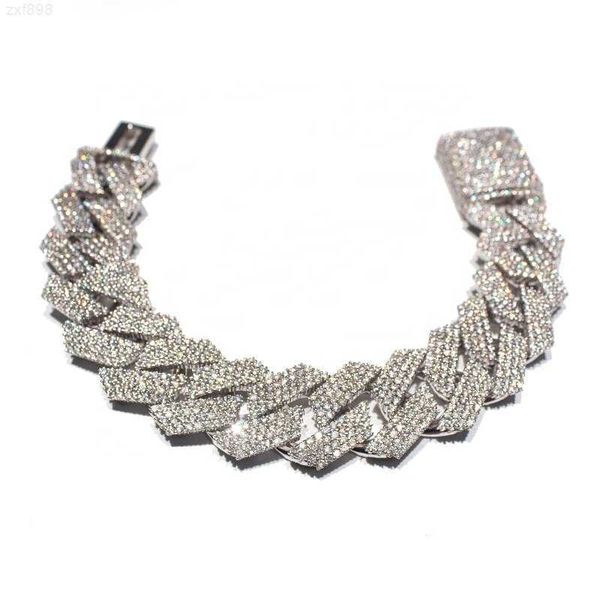 handmade 20mm fashion s925 sterling silver vvs moissanite diamond cuban link chain bracelet
handmade 20mm fashion s925 sterling silver vvs moissanite diamond cuban link chain bracelet
