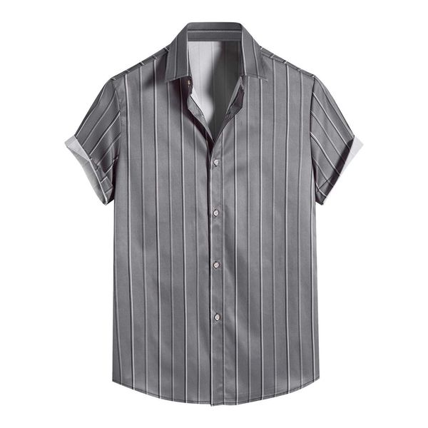 black summer white striped printing hawaiian shirt men short sleeve lapel casual brand shirts chic men's shirt jkw, White;black
black summer white striped printing hawaiian shirt men short sleeve lapel casual brand shirts chic men's shirt jkw, White;black