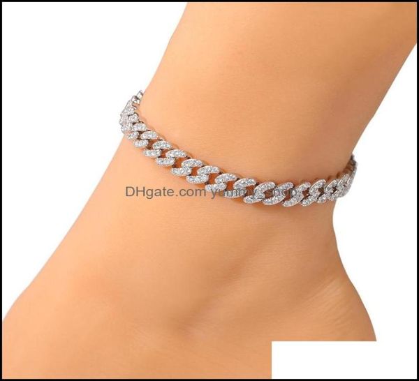 jewelryfashion womens anklets bracelet iced out cuban link chain anklet bracelets gold sier diamond hip hop jewelry drop delivery 5886891, Red;blue
jewelryfashion womens anklets bracelet iced out cuban link chain anklet bracelets gold sier diamond hip hop jewelry drop delivery 5886891, Red;blue