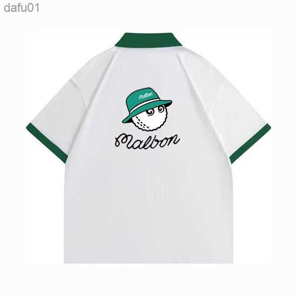 2023 summer new malbon golf cotton short sleeve t-shirt men's business jersey polo sweat-absorbing soccer jersey l230520, White;black
2023 summer new malbon golf cotton short sleeve t-shirt men's business jersey polo sweat-absorbing soccer jersey l230520, White;black