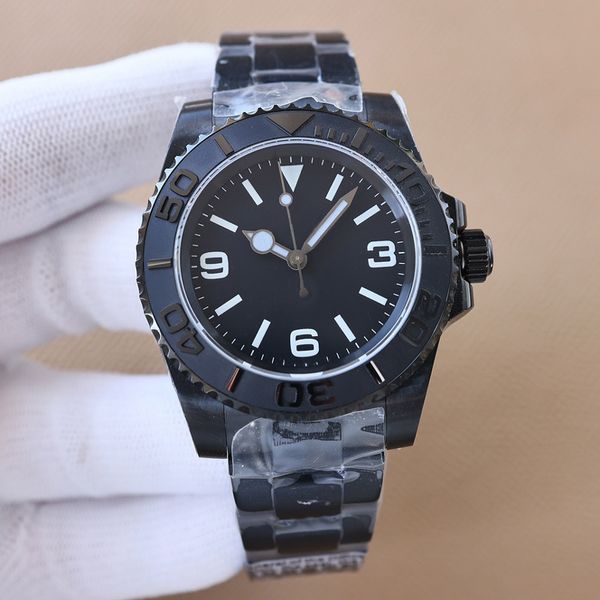 men watch 40mm automatic mechanical watches warterproof wristwatch designer business montre de luxes black, Slivery;brown
men watch 40mm automatic mechanical watches warterproof wristwatch designer business montre de luxes black, Slivery;brown