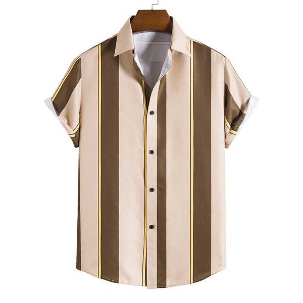 european and american new men's large size striped print shortsleeved shirts casual men's shirts jdp, White;black
european and american new men's large size striped print shortsleeved shirts casual men's shirts jdp, White;black