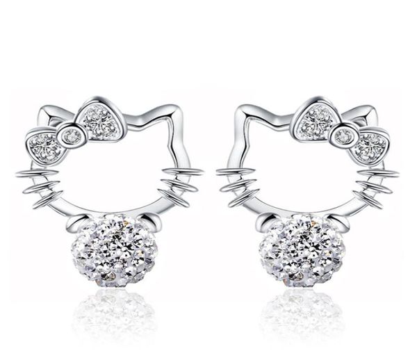 s925 sterling silver earrings cute sweet kitt cat designer stud earrings with crystal cz diamond pearl jewelry for women6672500, Golden;silver
s925 sterling silver earrings cute sweet kitt cat designer stud earrings with crystal cz diamond pearl jewelry for women6672500, Golden;silver