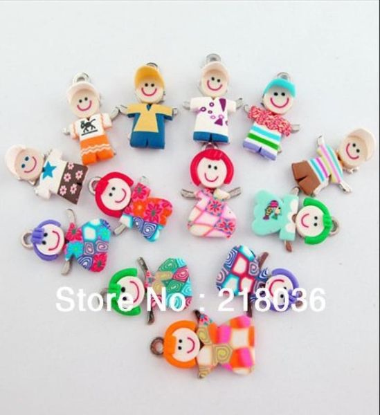 100pcs mixed polymer fimo clay girlboy charms pendants for bracelet necklace fashion jewelry making diy accessories girls bijoux 1358447, Bronze;silver
100pcs mixed polymer fimo clay girlboy charms pendants for bracelet necklace fashion jewelry making diy accessories girls bijoux 1358447, Bronze;silver