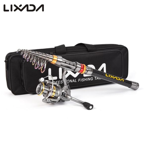lixada telescopic fishing lure rod reel combo set carbon fiber fishing rod pole spinning reel fishing bag for vara de pesca5347291
lixada telescopic fishing lure rod reel combo set carbon fiber fishing rod pole spinning reel fishing bag for vara de pesca5347291