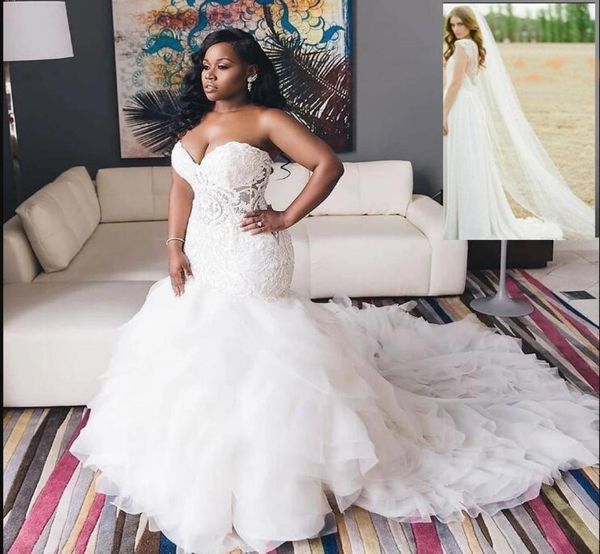 vintage ivory 2021 trumpet mermaid wedding dresses sweetheart lace bodice sweetheart neck lace up plus size bridal gown7448990, White
vintage ivory 2021 trumpet mermaid wedding dresses sweetheart lace bodice sweetheart neck lace up plus size bridal gown7448990, White