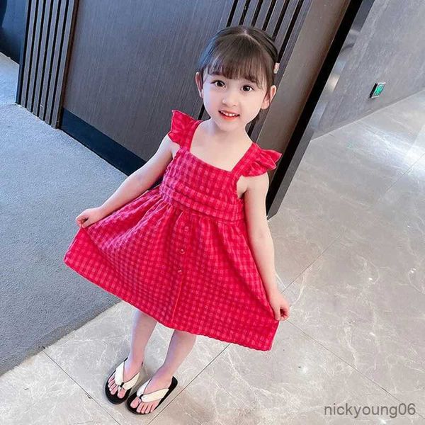 girl's dresses toddler kids summer sleeveles for girls cotton ruffless tank princess dress 2-10 children clothing girl r230607, Red;yellow
girl's dresses toddler kids summer sleeveles for girls cotton ruffless tank princess dress 2-10 children clothing girl r230607, Red;yellow
