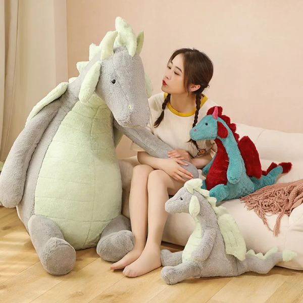 Lovely Giant Dinosaur Toy Kawaii Dragon Plush Dolls Animal Pillow Stuffed Soft Baby Kids Appease Birthday Gifts, Gray
Lovely Giant Dinosaur Toy Kawaii Dragon Plush Dolls Animal Pillow Stuffed Soft Baby Kids Appease Birthday Gifts, Gray