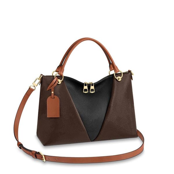 women's classic old flower designer v-shaped totes single shoulder crossbody handbag leather double zipper splicing type mixed color re
women's classic old flower designer v-shaped totes single shoulder crossbody handbag leather double zipper splicing type mixed color re