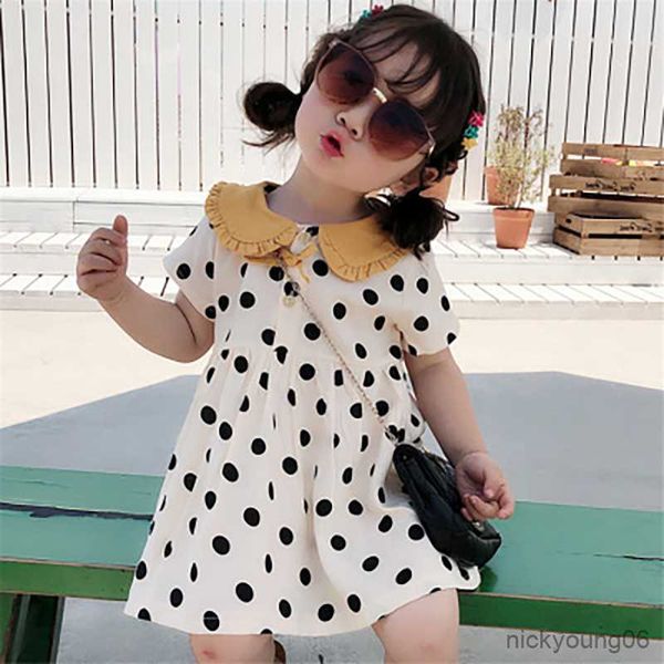 girl's dresses girls cute dress dot princess summer new children's clothing casual doll collar wt38 r230607, Red;yellow
girl's dresses girls cute dress dot princess summer new children's clothing casual doll collar wt38 r230607, Red;yellow