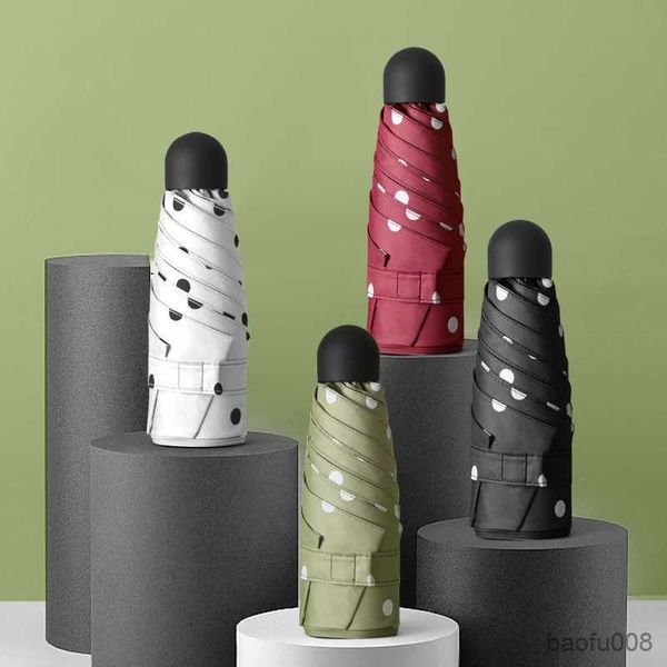 umbrellas new dot small umbrella for women small fresh bag sunscreen folding mini umbrellas mujer r230607
umbrellas new dot small umbrella for women small fresh bag sunscreen folding mini umbrellas mujer r230607