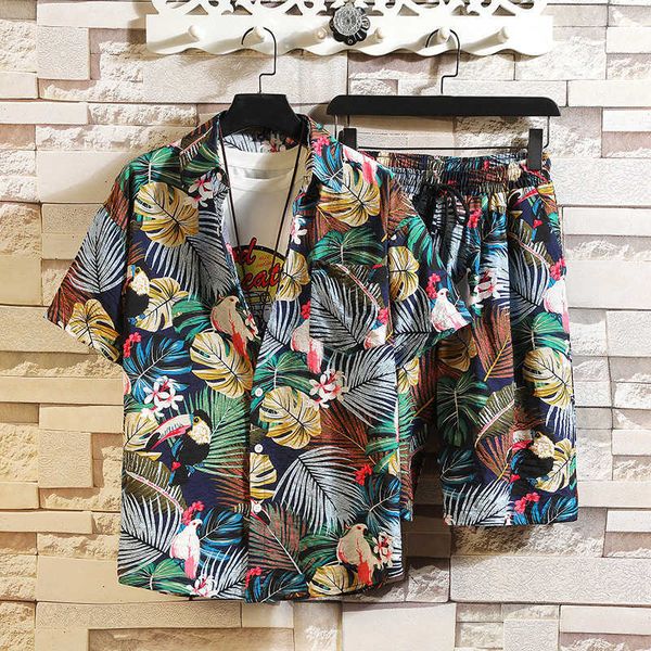 men's summer shirts short sleeve beach shirt and short set men print loose shirt suit for men zz, White;black
men's summer shirts short sleeve beach shirt and short set men print loose shirt suit for men zz, White;black