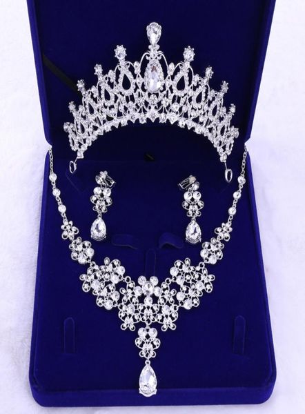 2019 silver crystal flowers bridal jewelry sets rhinestone statement necklace earrings crowns set wedding dress accessories9496928, White
2019 silver crystal flowers bridal jewelry sets rhinestone statement necklace earrings crowns set wedding dress accessories9496928, White