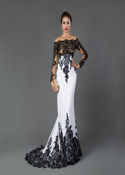 white and black mermaid evening dresses 2020 new selling custom applique offtheshoulder long sleeve lace formal prom party g8340366, Black;red
white and black mermaid evening dresses 2020 new selling custom applique offtheshoulder long sleeve lace formal prom party g8340366, Black;red