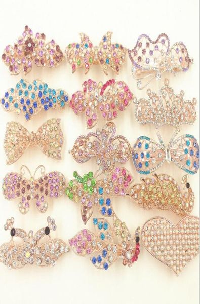 korean women hairpin crystal rhinestones insets bow heart shaped spring hair clip multicolor mix order in bulk2300153, Golden;silver
korean women hairpin crystal rhinestones insets bow heart shaped spring hair clip multicolor mix order in bulk2300153, Golden;silver