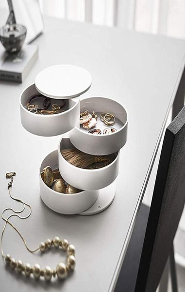 rotating jewelry storage box 360 degree rotating 4 tiers jewelry display round box organizer bracelet ring earring holder tta11134192681, Black;white
rotating jewelry storage box 360 degree rotating 4 tiers jewelry display round box organizer bracelet ring earring holder tta11134192681, Black;white