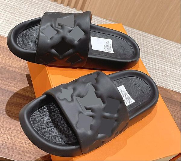 2023 new designer fashion luxury foam beach sandals slippers slide waterfront mule embossed flip flop rubber summer holiday flat womens lett, Black
2023 new designer fashion luxury foam beach sandals slippers slide waterfront mule embossed flip flop rubber summer holiday flat womens lett, Black