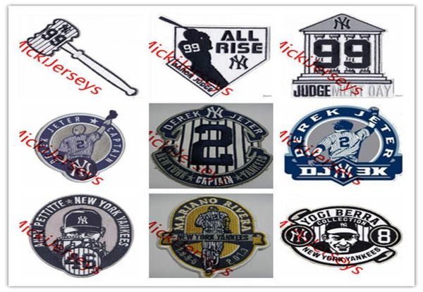 7 piece lot derek jeter final season patch aaron judge all rise patch mariano rivera yogi berra bernie williams retirement patc4429121
7 piece lot derek jeter final season patch aaron judge all rise patch mariano rivera yogi berra bernie williams retirement patc4429121