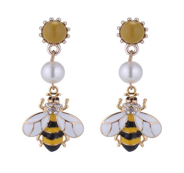 yellow gold designer bee stud earrings for women trendy bee pearl cute bee dangel long style stud earring jewelry gifts for women 7145634, Golden;silver
yellow gold designer bee stud earrings for women trendy bee pearl cute bee dangel long style stud earring jewelry gifts for women 7145634, Golden;silver
