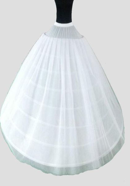 big wide 6 hoops 2 layers tulle long wedding woman petticoats for quinceanera dress elastic waist crinoline for bridal ball gown7629929, White
big wide 6 hoops 2 layers tulle long wedding woman petticoats for quinceanera dress elastic waist crinoline for bridal ball gown7629929, White