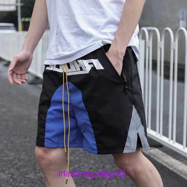 wholesale designer shorts online shop fashion rhude color blocking 3m reflective panel logo printed men's mesh drawcord sports capris t, White;black
wholesale designer shorts online shop fashion rhude color blocking 3m reflective panel logo printed men's mesh drawcord sports capris t, White;black
